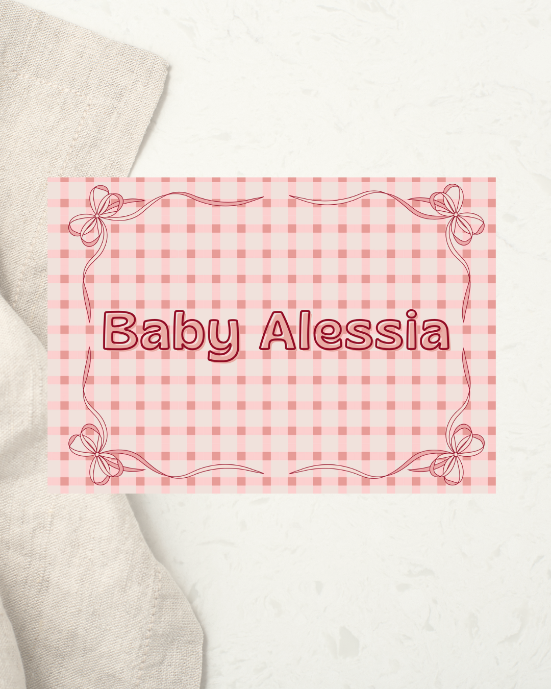 Goose & Bows Table Set