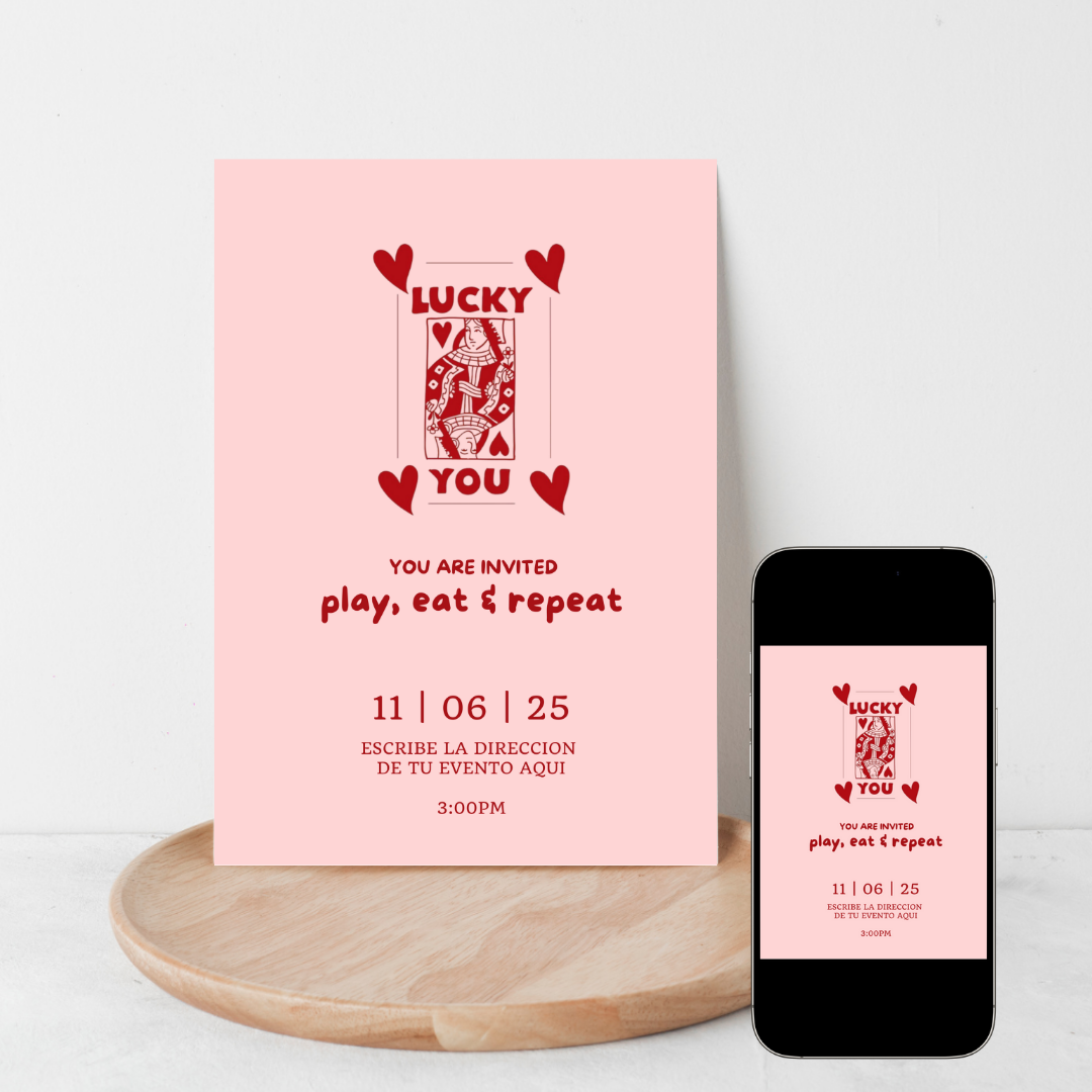 Playing Cards Invite