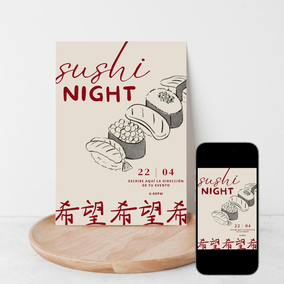 Sushi Invite